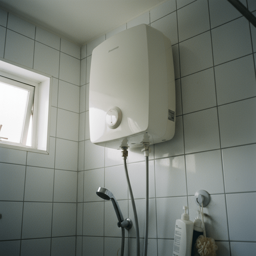 Neuer Durchlauferhitzer anschließen im Badezimmer